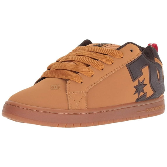 DC Mens Court Graffik Low Top Lace Up Fashion Sneakers