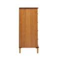 thumbnail image 6 of Classic 4-Drawer Solid Wood Dresser - Caramel, 6 of 14