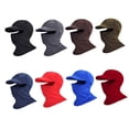 thumbnail image 1 of SPRING PARK Winter Full Face Cover - Cold Weather Gear Fleece Head Sock with Brim for Motorcycle, Running, Ski, Riding, Hunting, 1 of 7