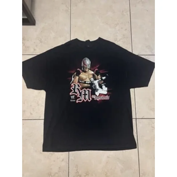 RARE Rey Mysterio Black Cotton All size S-5XL Unisex T-shirt HOT