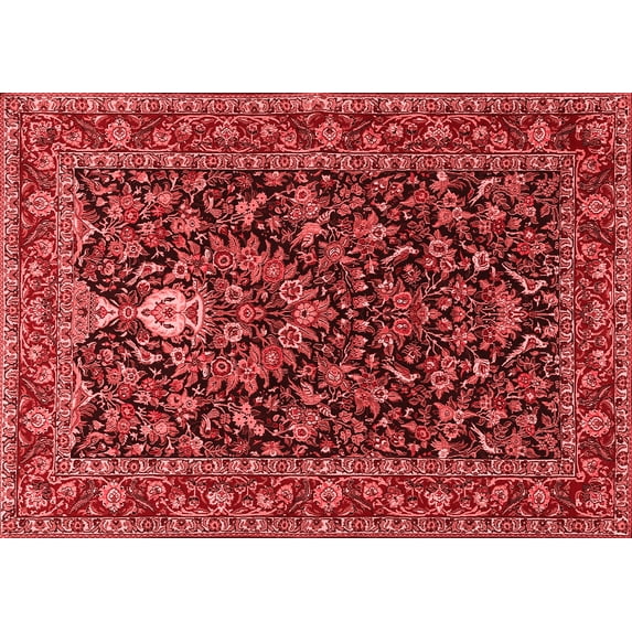 Ahgly Company Indoor Rectangle Persian Red Traditional Area Rugs, 8' x 10'