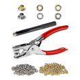 thumbnail image 1 of Kit de herramientas para ojales de 1/4 de pulgada, 500 piezas, alicates para perforar agujeros de cuero, kit de ojales con 500 piezas de metal dorado y Si Photo Color, Photo Color, 1 of 5