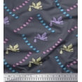 thumbnail image 1 of Soimoi Poly Georgette Fabric Small Bird,Fish & Heron Bird Decor Fabric Printed Yard 52 Inch Wide, 1 of 3