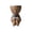 D, variant on Flower Plant Pot, Creative Decorations Resin Head Planter with Drainage Hole for Indoor Outdoor Plants
