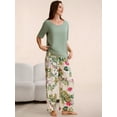 thumbnail image 3 of Smilooen Lounge Set for Women 2 Piece Outfits Short Sleeve Round Neck Pjs Sleepwear,S-2XL, 3 of 6