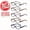 2.0X, variant on 5 Pairs Of Square Fashion Printed Reading Glasses, Multi-pair Combination Packaging for Men And Women, High-definition Lenses And Colorful Frames, Suitable for Daily And Office Essentials.