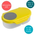 thumbnail image 4 of b.box Snack Box for Kids & Toddlers: 2 Compartment Snack Containers, Mini Bento Box BPA free (Lemon Sherbet, 12oz), 4 of 7