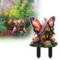 thumbnail image 1 of Garden Decorative Card Slot Acrylic Design for Easter Pattern Stylish Outdoor Home Plaque for Yard and Use, 1 of 4