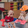 thumbnail image 5 of Toddlers Play Tool Kits Toolbox Repairing Tool Set Realistic Build Kits Set Kids Pretend Play Fine Motor Skill Toy Gift, 5 of 5