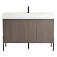 thumbnail image 3 of Fine Fixtures Crownpoint Bathroom Vanity 48" Wide - Gray Oak - White Sink, 3 of 4