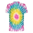 thumbnail image 5 of Handshe Mens Tie Dye T Shirts Plus Size Novelty Printed Tee Short Sleeve Classic Trendy Tshirt Summer Casual Crew Neck Tops, 5 of 5