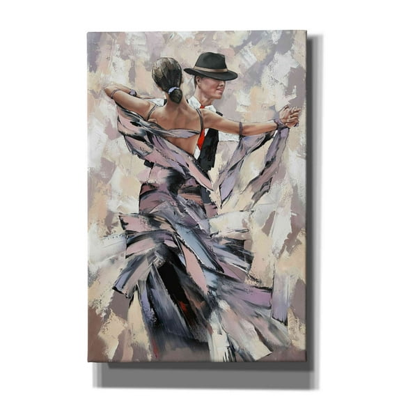 Epic Graffiti 'Tango Number Two' by Alexander Gunin Giclee Canvas Wall Art, 12"x18"