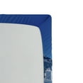 thumbnail image 3 of Ambesonne East Fitted Sheet, Hong Kong Harbour Boat, Full Size, Blue Aqua Red, 3 of 3