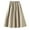 M35 Beige, variant on Tfken Summer Skirts For Women Solid Color Elastic Waist A Line Leather Skirts With Pockets Trendy Daily Wear Female Classic Clothes Beige