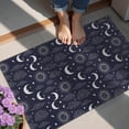thumbnail image 4 of Dark Blue Sun Moon Cloud Pattern Door Rugs,Washable Non Slip Door Mats Indoor,Decorative Door Mats,Entry Mat Indoor for Entrance,Bedroom,Kitchen,Bathroom,20"x32", 4 of 6
