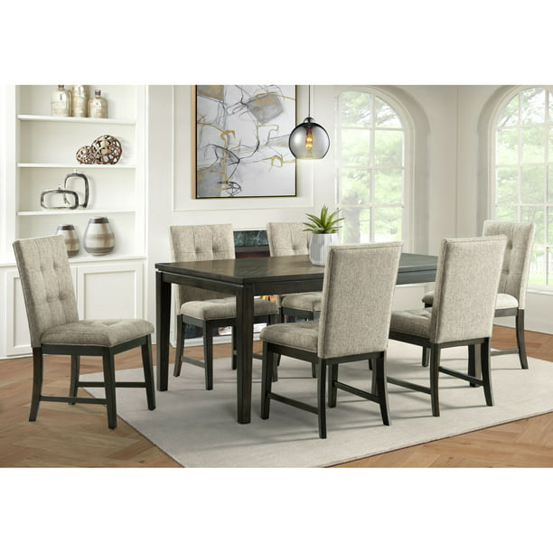 Picket House Furnishings Audrey 7pc, Audrey Ink Blue Dining Chair