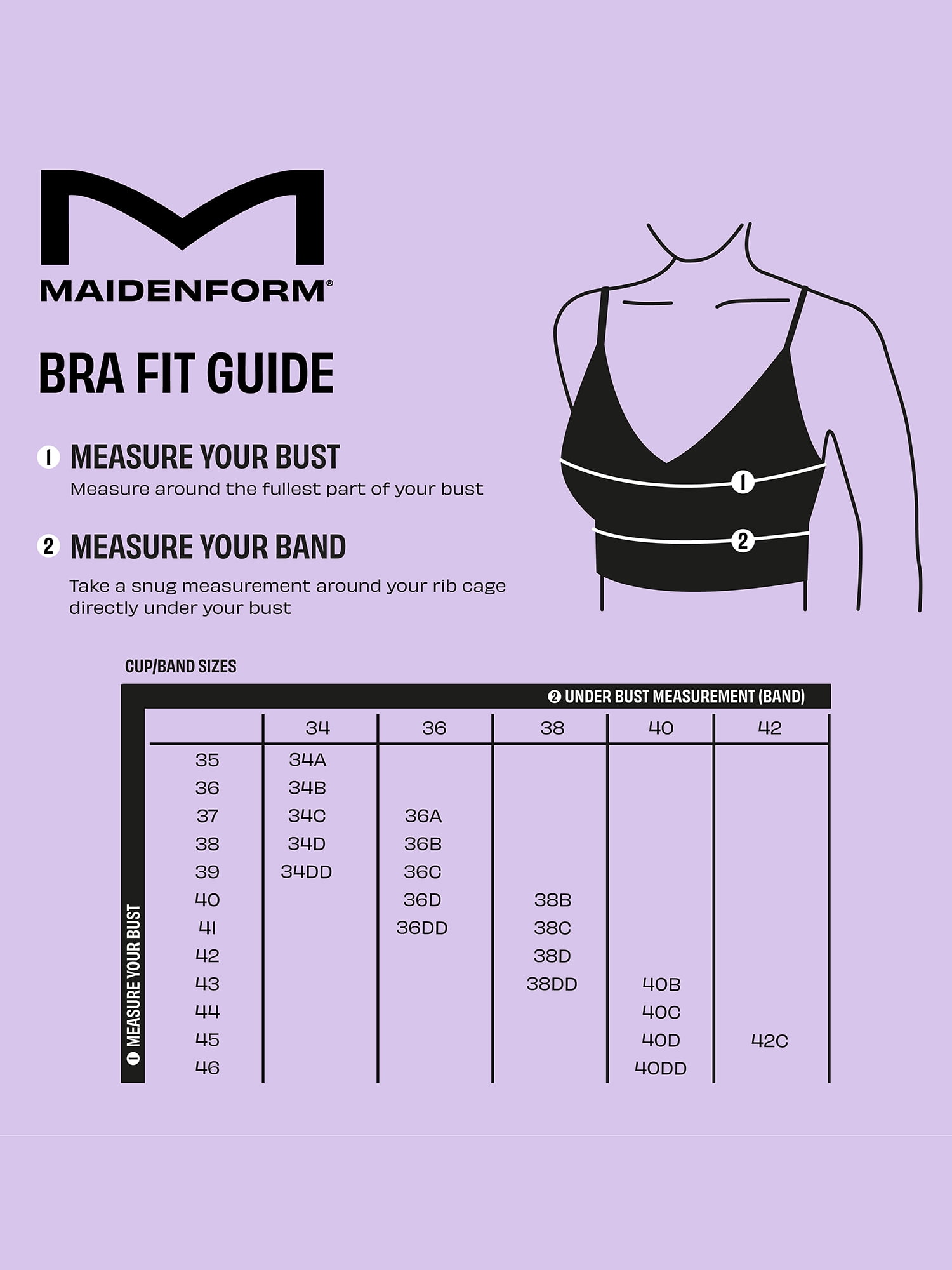 Maidenform Women's One Perfect Fit Custom Lift Underwire Bra