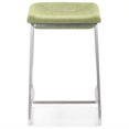 thumbnail image 1 of Zuo Lids 24.4" Counter Stool in Green (Set of 2), 1 of 4
