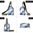 thumbnail image 7 of FORMRS Womens Crossbody Sling Bag Travel Daypack Shoulder Chest Backpack, Abstract Marble Pattern, 7 of 7