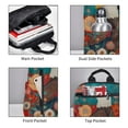 thumbnail image 3 of Yiaed Sunflower Bald Eagle Print Lightweight Backpack Travel Backpacks Hiking Daypack for Women Men, 3 of 5