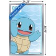 thumbnail image 3 of Pokémon - Squirtle 007 Wall Poster, 22.375" x 34", Framed, 3 of 3