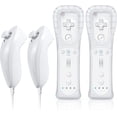 thumbnail image 1 of 2 controles de Wii con fundas de silicona y correas para muñeca, compatibles con Wii y, requieren pilas AA (no incluidas), 1 of 7