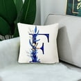 thumbnail image 4 of Ludlz Pillow Cover Alphabet Design Dust-proof Short Velvet Flower Letter Pillow Case Valentine's Day Decor Daily Use, 4 of 8