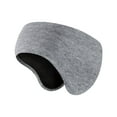 thumbnail image 2 of Calentadores de orejas de lana Sunnimix diadema orejeras invierno gris, 2 of 8