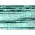 thumbnail image 1 of Ahgly Company Machine Washable Indoor Rectangle Solid Turquoise Blue Modern Area Rugs, 4' x 6', 1 of 4