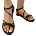 thumbnail image 3 of YOUYEDIAN Orthopedic Sandals for Women Walking Open Toe Arch Support Shoes Summer Waterproof Slip on Non Slip Wide Slippers, 3 of 7