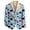 Blue #36, variant on DORKASM Christmas Blazer for Men Lapel All‑over Christmas Print Jacket Long Sleeve Pine Cone Print Jackets Fall Winter Comfy Ornament Print Coats Navy S