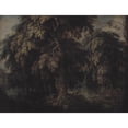 thumbnail image 3 of Alexander Keirincx 14x12 Black Modern Framed Museum Art Print Titled - Wooded Landscape (1615 - 1620), 3 of 5