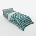 thumbnail image 2 of Ambesonne Nautical Bedding Set 3 Pcs, Ship Wheel Anchor, Twin XL, Teal Beige, 2 of 2