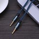 thumbnail image 2 of 1,5 m macho de 3,5 mm a macho de 3,5 mm Cable de audio de tejido AUX Cable auxiliar (azul) WDOplteas Para estrenar, 2 of 6