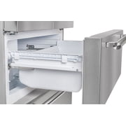 Forno Moena 36-Inch French Door Refrigerator, 19.2 cu.ft, Counter Depth, Ice Maker, Stainless Steel Interior Panel, ENERGY STAR Certified
