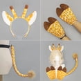 thumbnail image 3 of Vjnyvs Giraffe Headband Gloves Tail Set Animal Theme Party Accessory, 3 of 7