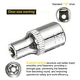 thumbnail image 4 of Uxcell E-Torx Socket 1/4" Drive E5 1" Length 6 Point Spline 3pcs, 4 of 7