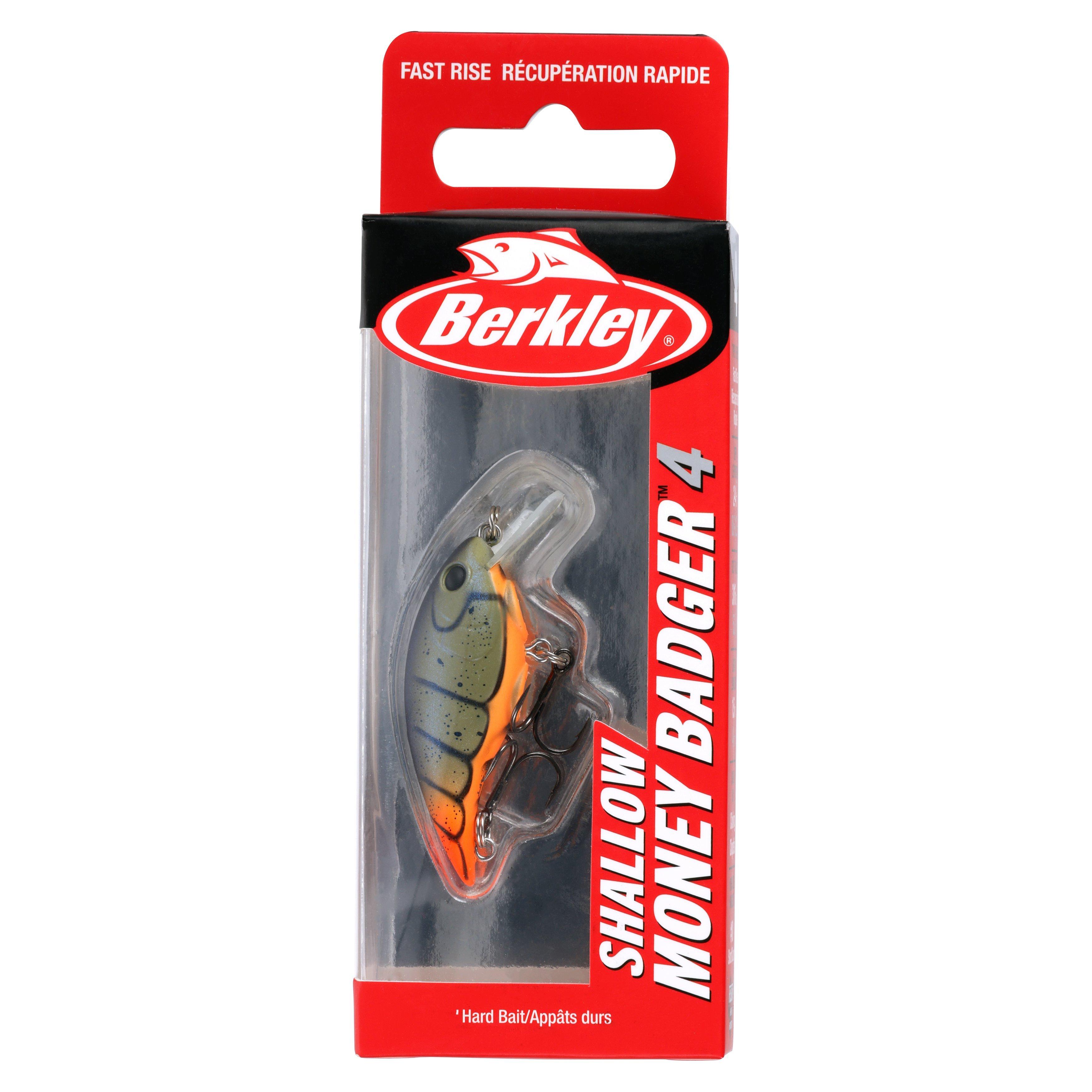 Berkley Shallow Money Badger Fishing Crankbait, 1.5 in, Hybrid Baitfish-Crayfish