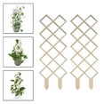 thumbnail image 6 of koolsoo 2Pcs Garden Plant Pot Trellis Potted Plants Trellis Yard Balcony Potted Plant Support DIY Climbing Trellis for Climbing Vines Rhombic, 6 of 8