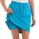 thumbnail image 3 of Falda pantalón de punto de algodón con cordón y cintura elástica para mujer de Collections Etc - Ropa informal de verano, turquesa, talla mediana, 3 of 4