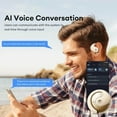 thumbnail image 6 of Rkxzt Ai Headphones Language Translation,144 Languages Translating Earbuds Real Time,3 in 1 Translation Earbuds Support Translate,Listen,Calling,Two-Way Language Translator for Travel Busines, 6 of 9