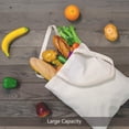 thumbnail image 4 of Economical Cotton Tote Bags, Lightweight Medium Reusable Grocery Shopping Cloth Bags, Suitable for DIY, Advertising, Promotion, Gift, Activity (3-Pack), 4 of 6