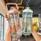 thumbnail image 3 of 2l Portable Large Capacity Water Bottles Fitness Water Jug With Time Marker, 3 of 5