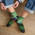 thumbnail image 3 of Pofeuu Red-Eyed Tree Frog-1 Print 30cm Socks, Adult Running Hiking Socks for Youth and Adult, 3 of 7
