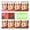 polychrome#02, variant on Sokhug 8-color Gel Highlighter Palette High Gloss Contouring Lifting Rose Copper Shades Luminous Finish for Evening/Party Facial Brightening