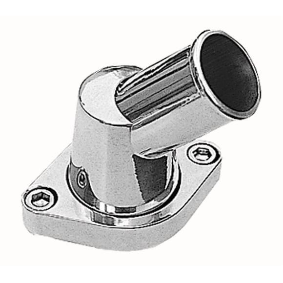 Trans Dapt Coolant Filler Neck 6003 45 Degree Swivel Style; Use On Small Block Chevy And Big Block Chevy; Polished; Aluminum; With O-Ring And Mounting Hardware