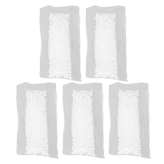 Temporary Tooth Filling Bead, 5bags Temporary Tooth Repair Bead Safe Degradable Fixation White For Women For Halloween