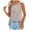 Khaki, variant on XMMSWDLA Womens Halter Tops Casual Sleeveless Tank Tops Pleated Vest Shirts Round Neckline Fashion Blouse Khaki Sports Bra Tank Tops Women