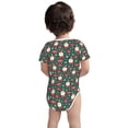 thumbnail image 3 of Yiaed Santa Claus Print Infant Climbing Short Sleeve Onesie One-Piece Baby Bodysuit Clothes 0-12 Months -, 3 of 6