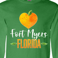 thumbnail image 4 of Inktastic Fort Myers Florida Orange in Heart Long Sleeve T-Shirt, 4 of 5